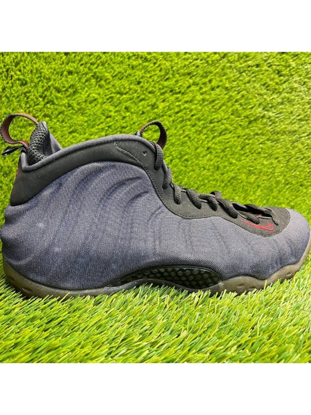 Nike Air Foamposite One Mens Size 10‎ Gray Black Athletic Walking Shoes Sneakers